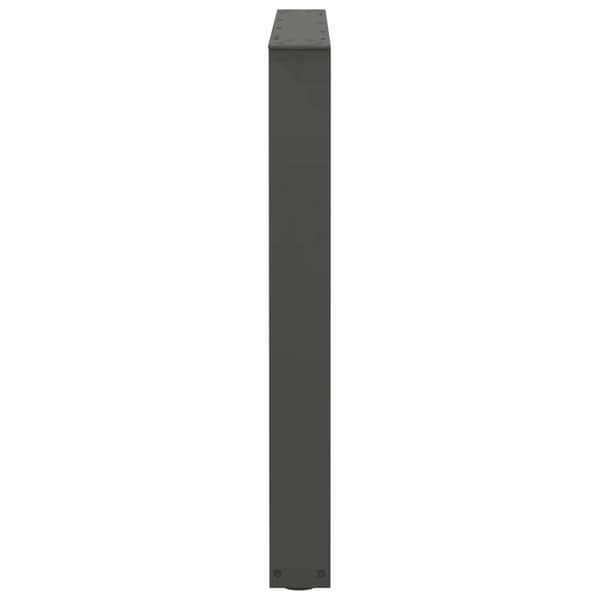 vidaXL Spisebordben V-formet 3 stk antrasitt 80 x (72-73,3) cm stål