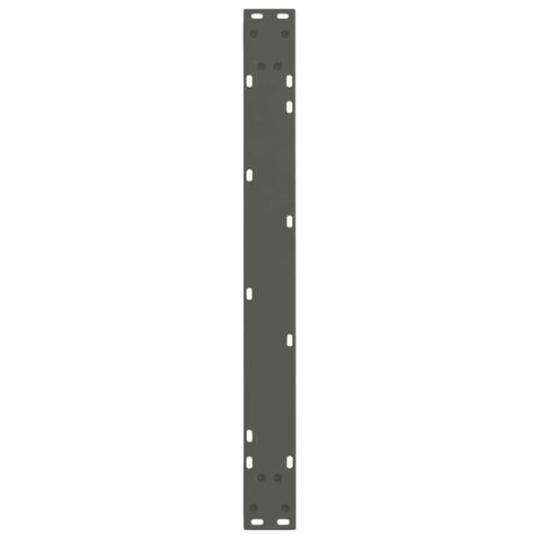 vidaXL Spisebordben V-formet 3 stk antrasitt 80 x (72-73,3) cm stål