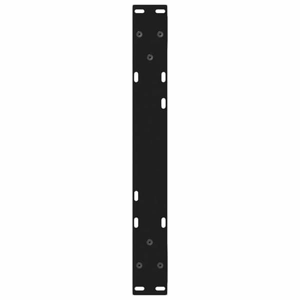 vidaXL Soffbordsben 2 st svart 60x(30-31,3) cm stål