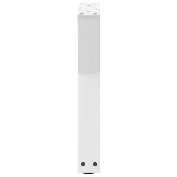 vidaXL Salongbordben 2 stk hvite 38 x (42-43,3) cm stål