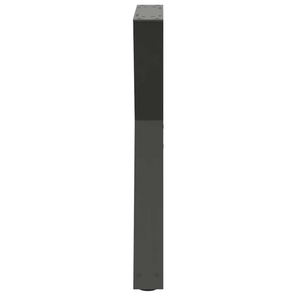 vidaXL Matbordsben 2 st antracit 60x(72-73,3) cm stål