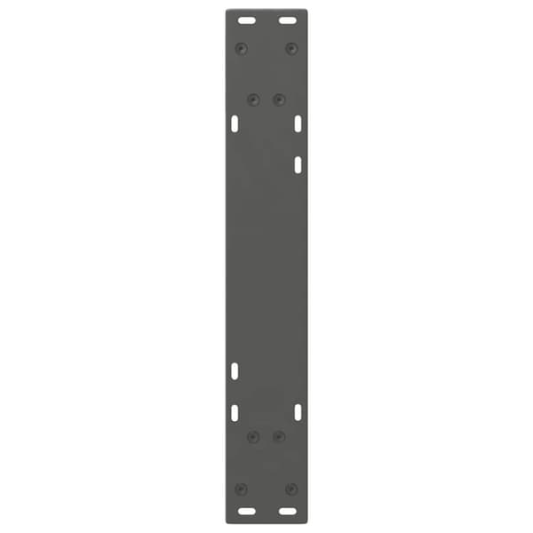 vidaXL Matbordsben 2 st antracit 60x(72-73,3) cm stål