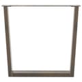 Miniatyrbilde 5 av 11: vidaXL Spisebordben V-formet 3 stk naturstål 80 x (72-73,3) cm stål