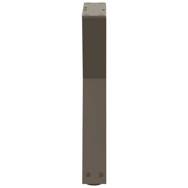 vidaXL Salongbordben 2 stk naturstål 38 x (42-43,3) cm stål
