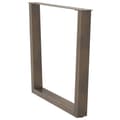 Miniatyrbilde 4 av 11: vidaXL Spisebordben V-formet 3 stk naturstål 90 x (72-73,3) cm stål