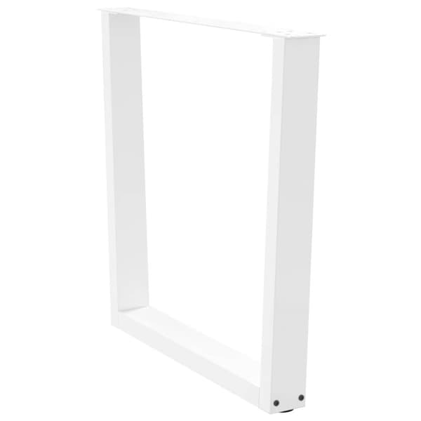 vidaXL Ruokapöydän jalat V-muotoinen 3 kpl Valkoinen 80x(72-73,3) cm