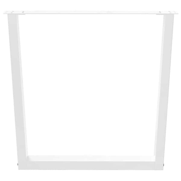 vidaXL Ruokapöydän jalat V-muotoinen 3 kpl Valkoinen 80x(72-73,3) cm