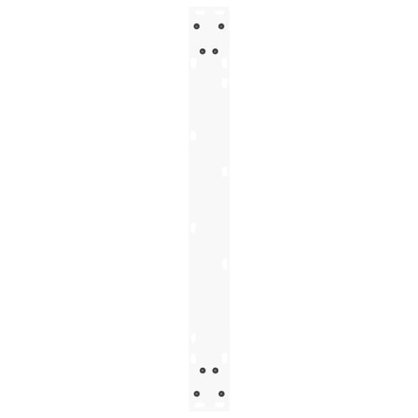 vidaXL Ruokapöydän jalat V-muotoinen 3 kpl Valkoinen 80x(72-73,3) cm