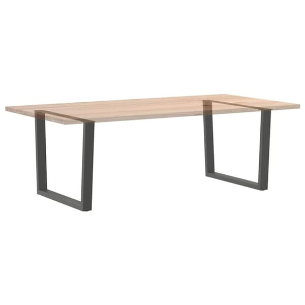 vidaXL Spisebordsben V-form 2 stk Antracit 100x(72-73,3) cm Stål
