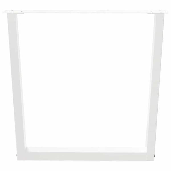 vidaXL Spisebordsben V-form 2 stk Hvid 80x(72-73,3) cm Stål