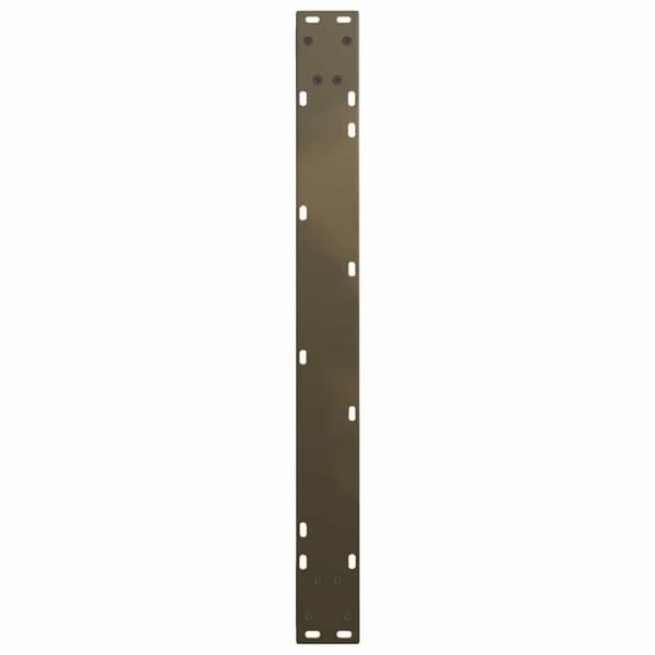 vidaXL Ruokapöydän jalat V-muotoiset 3 kpl Luonnonvärinen teräs 80x(72-73,3) cm Teräs