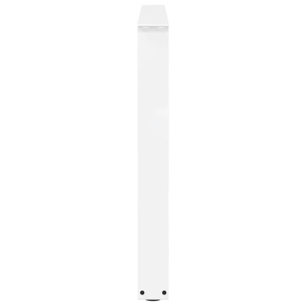 vidaXL Spisebordsben V-form 3 stk Hvid 100x(72-73,3) cm Stål