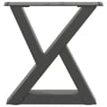 Pikkukuva 5 / 10: vidaXL Sohvapöydän jalat 2 kpl antrasiitti 30x(30-31,3) cm teräs