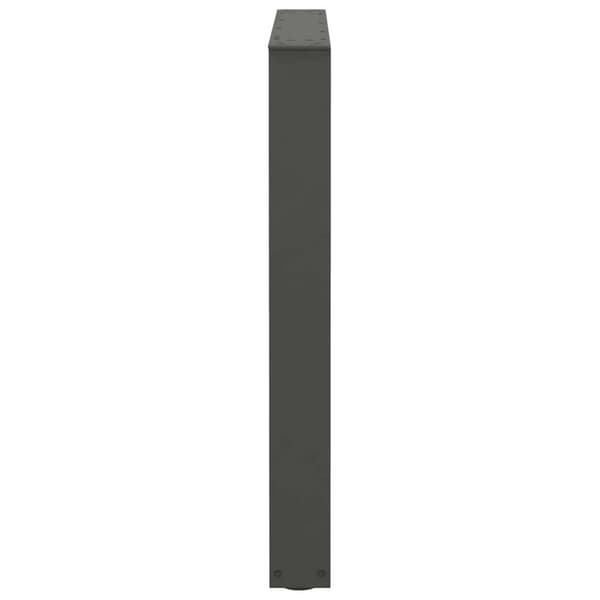 vidaXL Ruokapöydän jalat V-muoto 2 kpl Antrasiitti 80x(72-73,3) cm