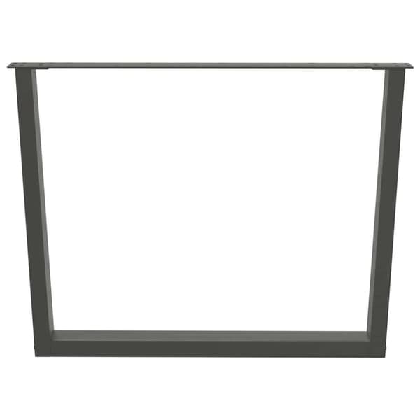 vidaXL Ruokapöydän jalat V-muotoinen 3 kpl Antrasiitti 100x(72-73,3)cm
