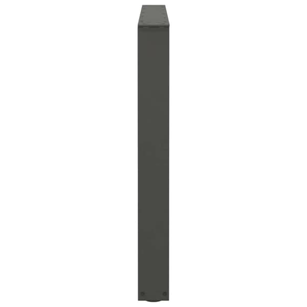 vidaXL Ruokapöydän jalat V-muotoinen 3 kpl Antrasiitti 100x(72-73,3)cm