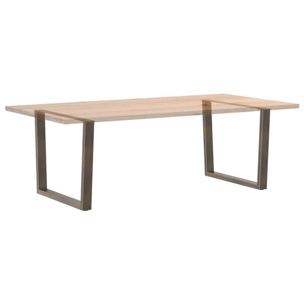 vidaXL Spisebordsben V-form 2 stk Naturstål 100x(72-73,3) cm Stål