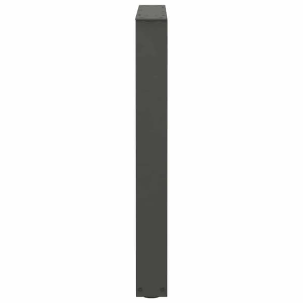 vidaXL Ruokapöydän jalat V-muotoiset 3 kpl antrasiitti 70x(72-73,3) cm teräs