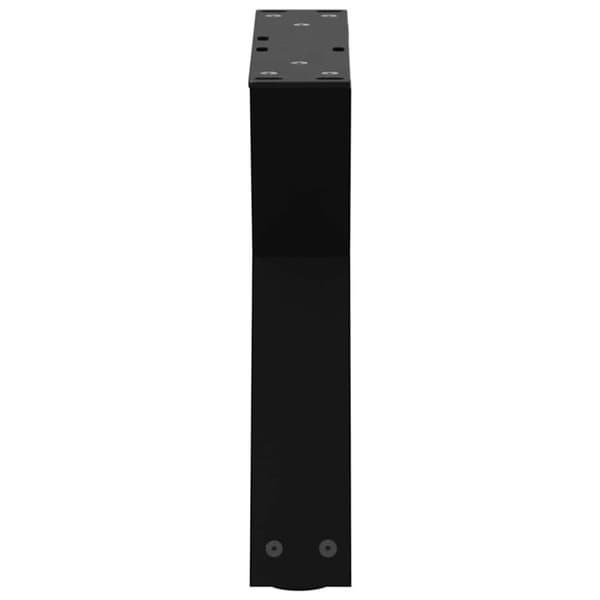 vidaXL Soffbordsben 2 st svart 30x(30-31,3) cm stål