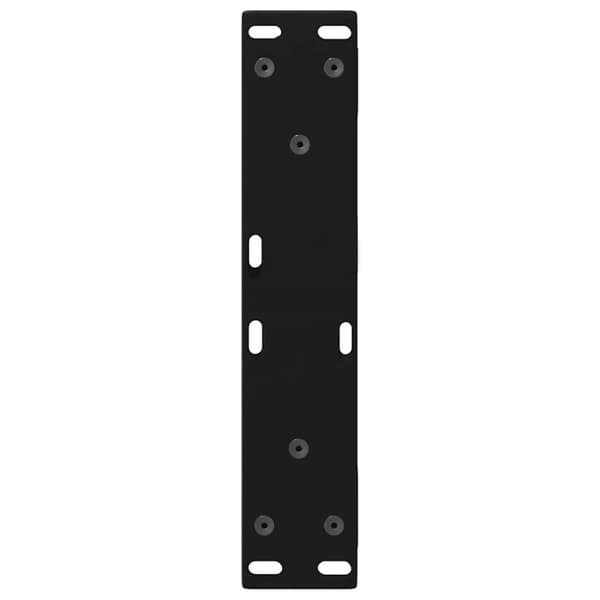 vidaXL Soffbordsben 2 st svart 30x(30-31,3) cm stål