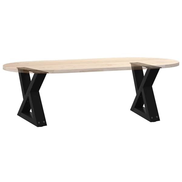 vidaXL Soffbordsben 2 st svart 30x(30-31,3) cm stål