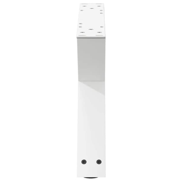 vidaXL Soffbordsben 2 st vit 50x(30-31,3) cm stål