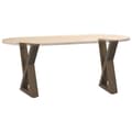 Miniatyrbillede 8 af 10: vidaXL Sofabordben 2 stk Naturstål 38x(42-43,3) cm Stål