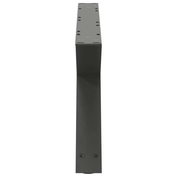 vidaXL Sohvapöydän jalat 2 kpl Antrasiitti 70x(30-31,3) cm Teräs