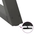 Pikkukuva 9 / 10: vidaXL Sohvapöydän jalat 2 kpl antrasiitti 38x(42-43,3) cm teräs