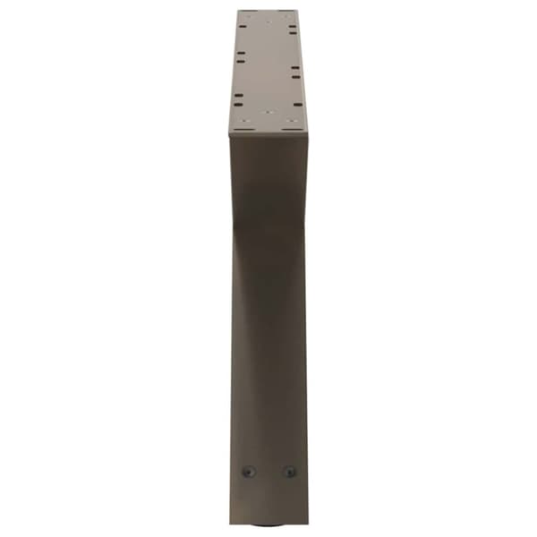 vidaXL Sohvapöydän jalat 2 kpl Natural Steel 70x(30-31,3) cm Teräs