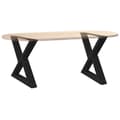 Pikkukuva 8 / 10: vidaXL Sohvapöydän jalat 2 kpl musta 50x(42-43,3) cm teräs