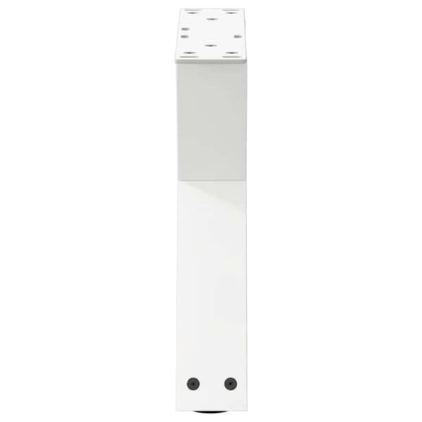 vidaXL Salongbordben 2 stk hvite 40x(30-31,3) cm stål