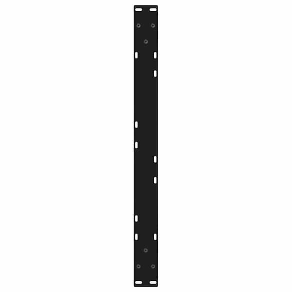 vidaXL Salongbordben 2 stk svart 70x(30-31,3) cm stål
