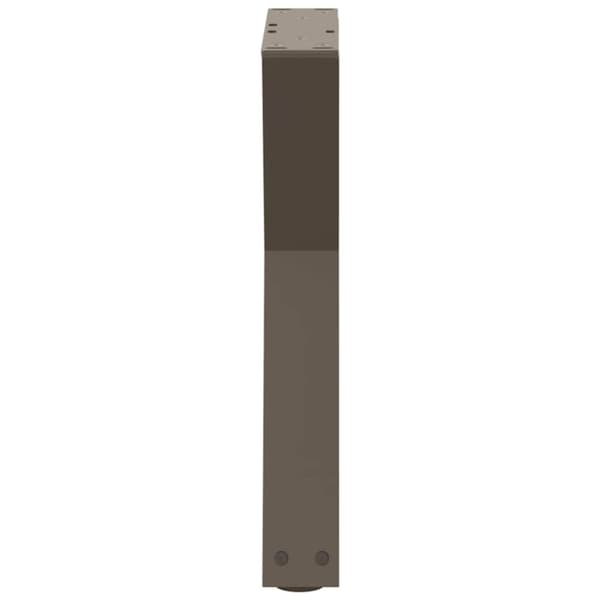 vidaXL Salongbordben 2 stk naturstål 28 x (42-43,3) cm stål