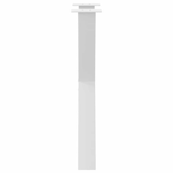 vidaXL ruokapöydän jalat X-muotoiset 2 kpl valkoinen 50x(72-73) cm