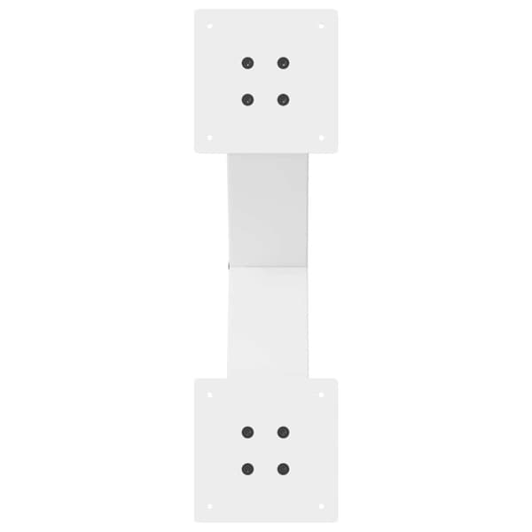 vidaXL ruokapöydän jalat X-muotoiset 2 kpl valkoinen 50x(72-73) cm