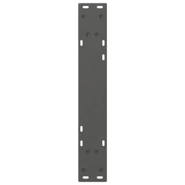 vidaXL Spisebordsben 2 stk Antracit 50x(72-73,3) cm Stål