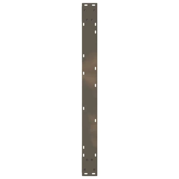 vidaXL Spisebordsben 2 stk Naturstål 90x(72-73,3) cm Stål