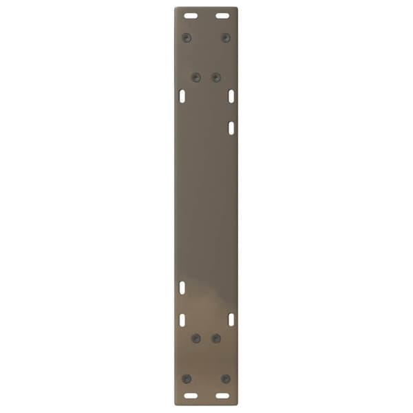 vidaXL Spisebordsben 2 stk Naturstål 60x(72-73,3) cm Stål
