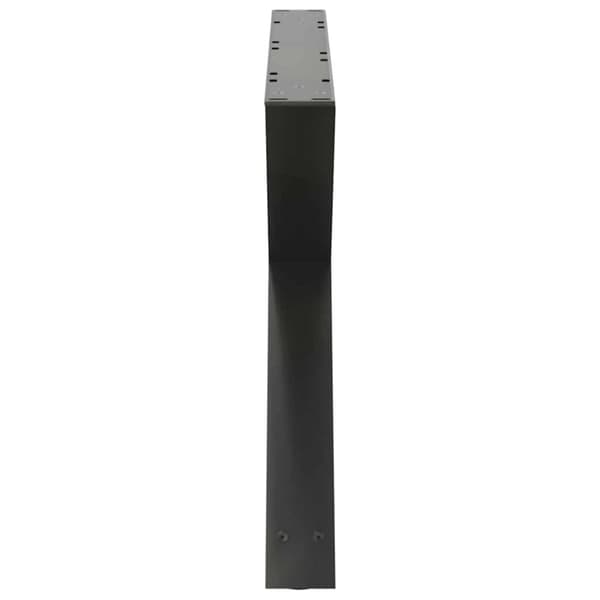 vidaXL Soffbordsben 2 st antracit 70x(42-43,3) cm stål