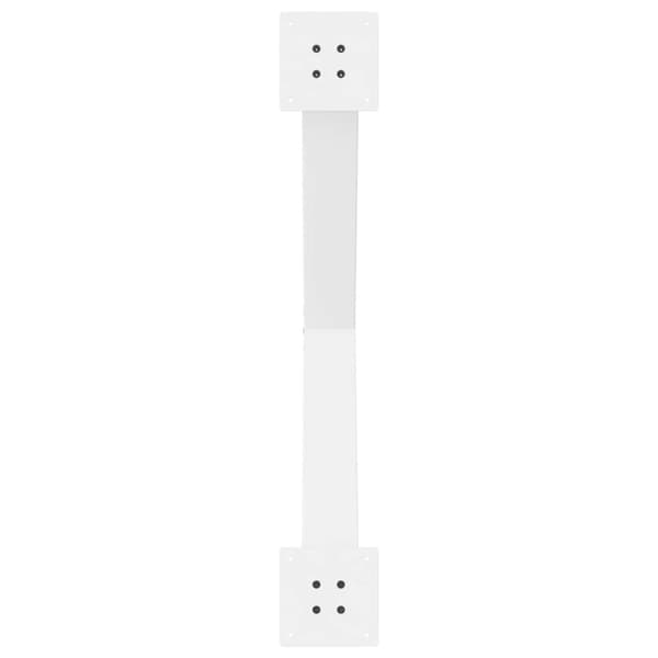 vidaXL Ruokapöydän jalat X-muotoiset 3 kpl valkoinen 90x(72-73) cm