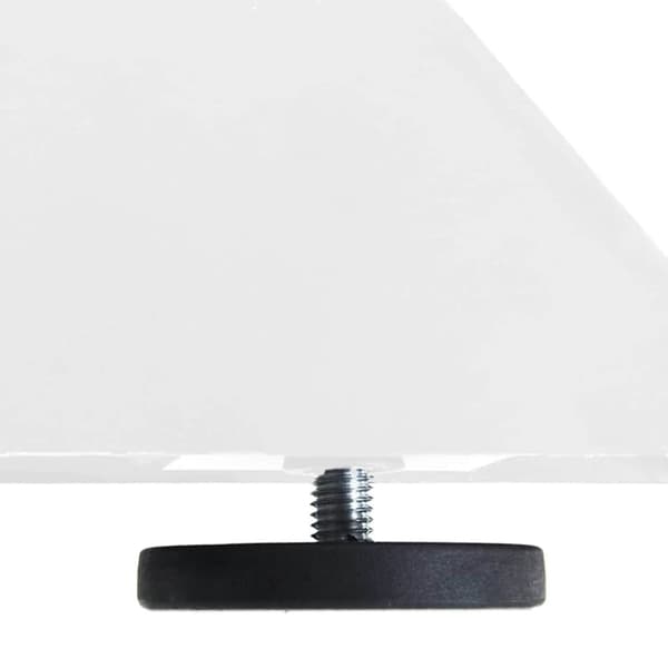vidaXL ruokapöydän jalka hämähäkin muoto valkoinen 85x85x(72-73) cm