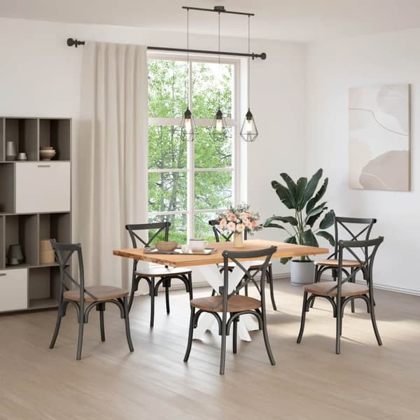 vidaXL ruokapöydän jalka hämähäkin muoto valkoinen 85x85x(72-73) cm