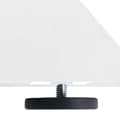 Miniatyrbillede 7 af 9: vidaXL spisebordsben edderkopform hvid 120x68x(72-73) cm stål