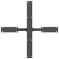 Pikkukuva 5 / 9: vidaXL Ruokapöydän jalka hämähäkinmuotoinen antrasiitti 85x85x(72-73) cm teräs