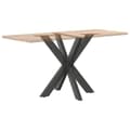 Pikkukuva 6 / 9: vidaXL Ruokapöydän jalka hämähäkinmuotoinen antrasiitti 85x85x(72-73) cm teräs