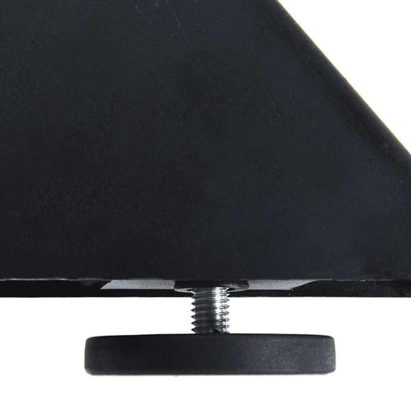vidaXL Ruokapöydän jalka hämähäkinmuotoinen antrasiitti 85x85x(72-73) cm teräs