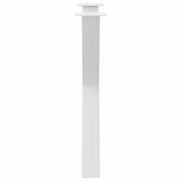 vidaXL Spisebordben X-formet 3 stk hvit 70x(72-73) cm stål