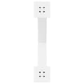 Miniatyrbilde 7 av 10: vidaXL Spisebordben X-formet 2 stk hvit 70 x (72-73) cm stål