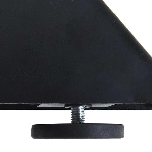 vidaXL Spisebordben edderkoppformet antrasitt 120x68x(72-73) cm stål